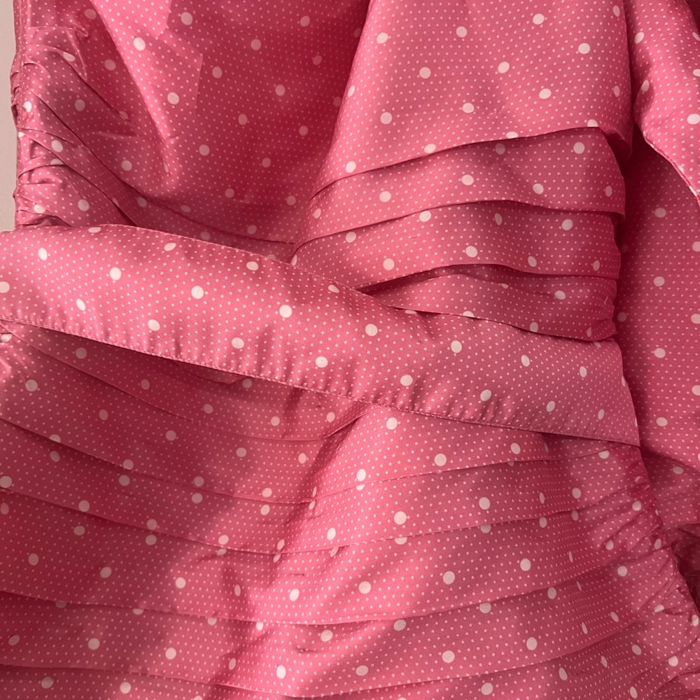 LoveShackFancy Pink Polka Dot Mini Dress - Picture 4 of 6
